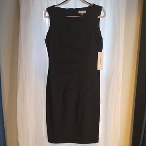 Calvin Klein Elegant Black Midi Dress